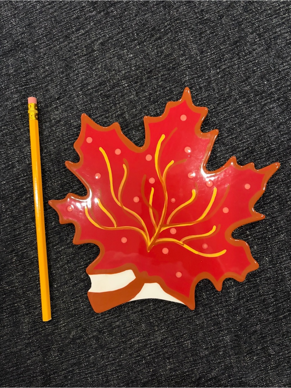 Coton Colors Red Maple Leaf large attachment